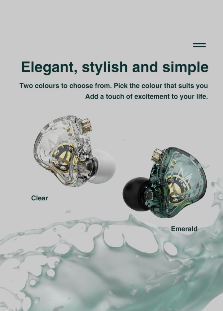 Picture of TRN MT1 HiFi 1DD Dynamic In-ear Earphone Drive HiFi Bass Metal Monitor Running Sport-green and black
