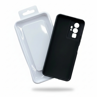 Picture of For vivo Y76 Silicon Back Cover with cloth inside