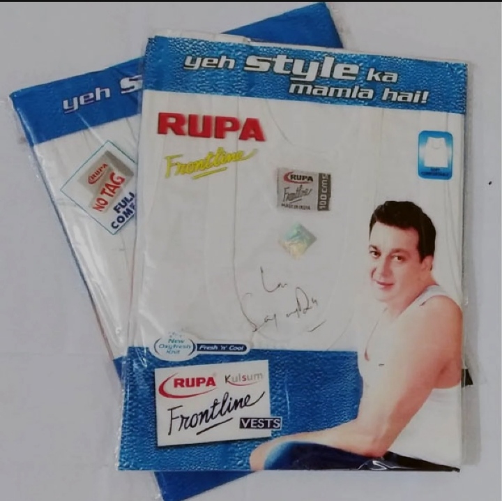 Picture of Cotton Rupa Sando Ganji Regular Mens Comfort Vest- 1Pcs