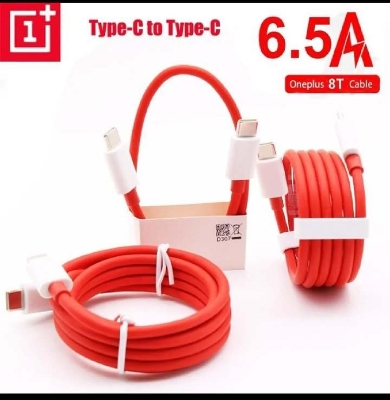 Picture of OnePlus USB Data & Charging Cable PD Dash WRAP Fast Charging Cable Type-C^ To Type-C Cable