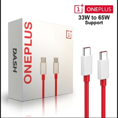 Picture of OnePlus USB Data & Charging Cable PD Dash WRAP Fast Charging Cable Type-C^ To Type-C Cable