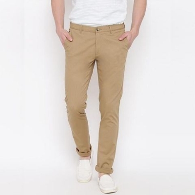 Picture of Exclusive khaki pants men Stretch khaki colour pant khaki gabardine pant for men khaki denim pant for men