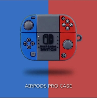 Picture of AirPods Pro Case, Silicone Game Console Cover, Cute 3D Protective Skin, 360° Protection, Fits 2019 Release