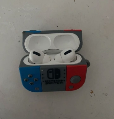 Picture of AirPods Pro Case, Silicone Game Console Cover, Cute 3D Protective Skin, 360° Protection, Fits 2019 Release