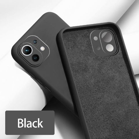 Picture of For Xiaomi Mi 11 Lite / Mi 11 Lite 5G / Xiaomi 11 Lite 5G NE Heavy Strong Liquid Silicone Soft Gel Rubber Shockproof Cover Phone Case For Mi 11 Lite Back Cover