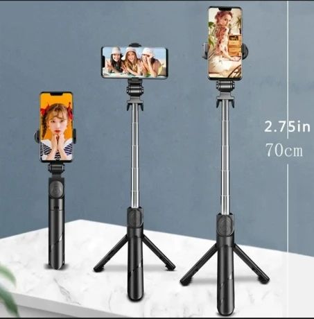 Picture of XT-02 Selfi Stick Bluetooth Selfi stick Tripod For phone 3 In 1 WireLess Monopod For Smartphone Mobile Foldable handheld
