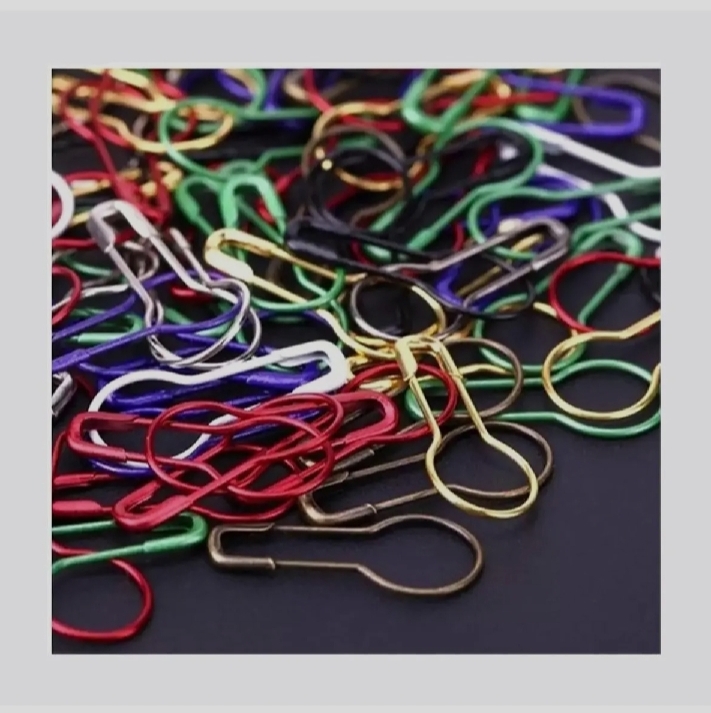 Picture of Hijab Pin For Women 10-pcs Multicolor Small Size Metal Coilless Hijab Safety Pins