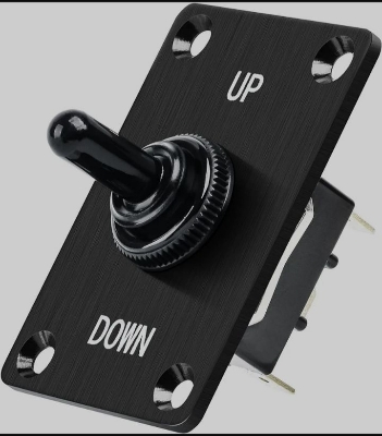 Picture of Boat Trim Switch, Briidea Marine Toggle Up Down Switch for RV Boat 12V 15A On Off On Momentary Panel 3Pin Control.BD