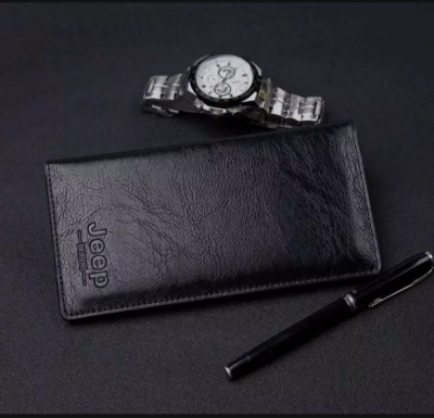 Picture of PU Leather Wallet for Men-Black