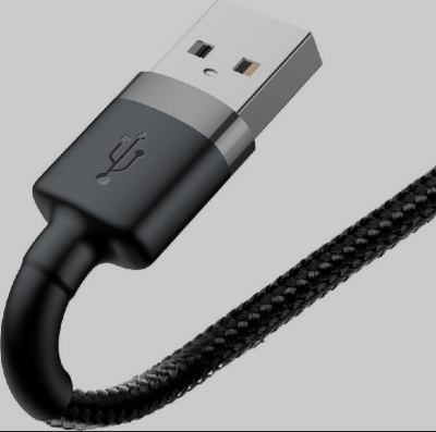 Picture of Baseus Cafule USB Type-C Cable: Durable 3A Fast Charging Cable for Simultaneous Charging and Data Transfer