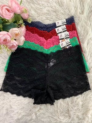 Picture of Women Panty Lace Seamless transparent Girls mesh low waist hot female triangle Ladies underwear 5Pcs Set