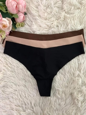 Picture of Seamless G-strings Menstrual Panties 4-Layer Leak Proof Sexy Bikinis Women's Underwear High-Cut Fast Absorption Period T-Backs