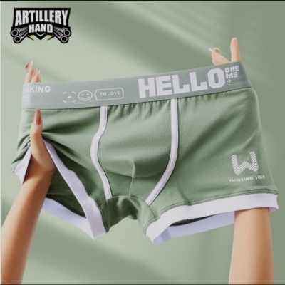 Picture of Men'S Underwear Men'S Underwear Boxershorts Men Underpants Cotton Men Boxers Moisture Absorbent Elastic Male Comfortable Printed Panties1Pcs