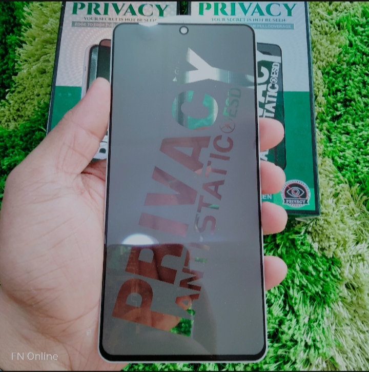 Picture of Privacy Glass Protector For Redmi Note 12 4g, Note 12 5g(Global), Note 12 5g(China), Poco X5 5g Screen Protection Grilla RedmiNote12