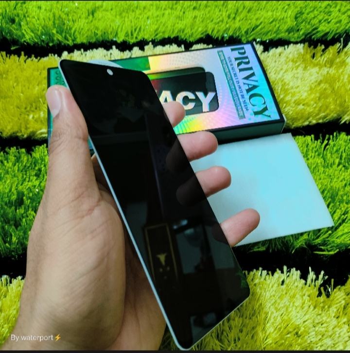 Picture of For Redmi Note 13 / Redmi Note 13 Pro 4g/5g Screen Protector Privacy Anti Secret Tampered Glass Full Screen Premium Full Curved Gorila Glass Screen Protector