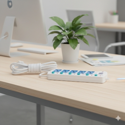 Picture of Maxline ML-825 Multiplug 10 Port Extention Socket 2 Meters Cable