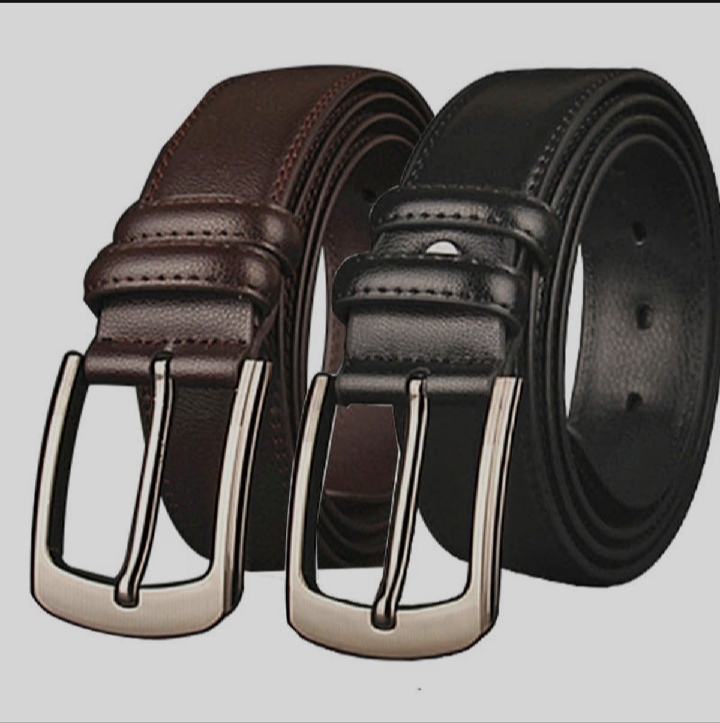 Picture of High quality 1 Pice Belt Black & Brown Colour Belt For Men