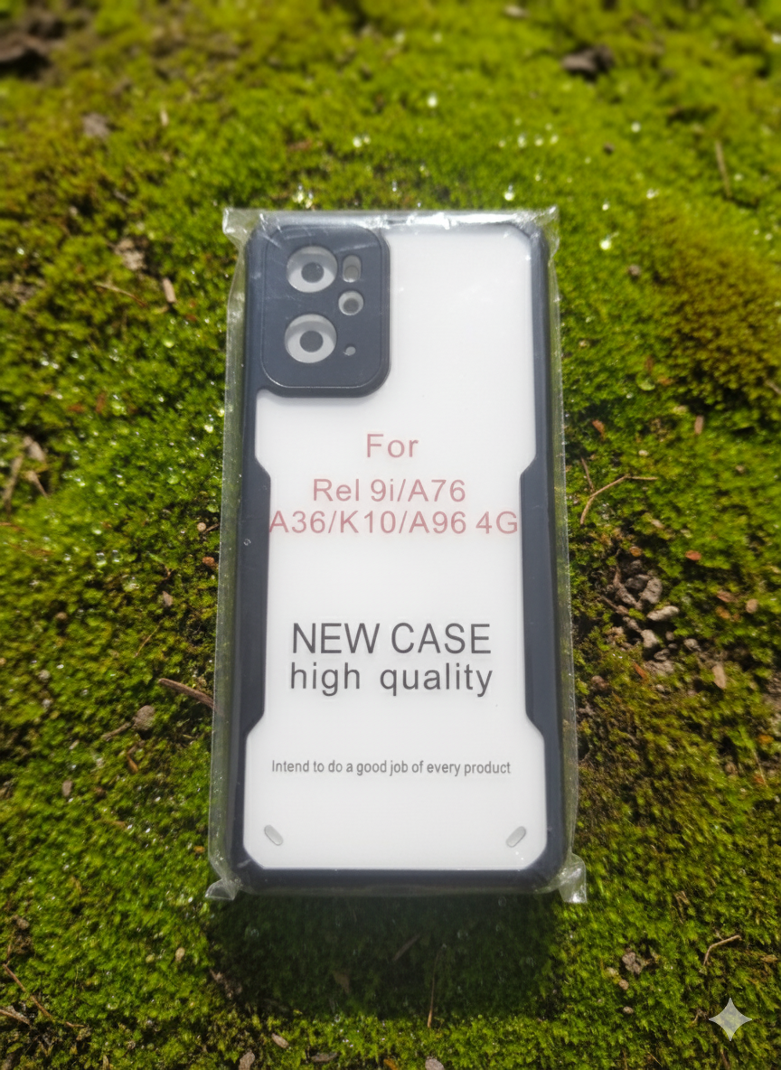 Picture of For Realme 9i / A76 / A36 / K10/A96 4G Back Cover Matte Finished Hard Premium Luxury Mobile Phone Back Cover