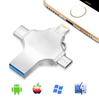 Picture of 128GB OTG Flash Drive 4 Option Pen Drive USB 3.0