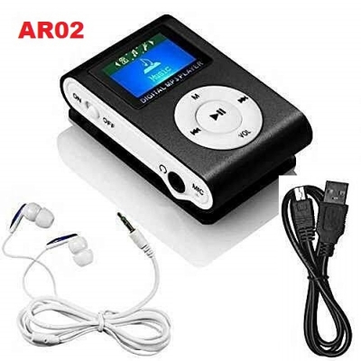 Picture of AR02 Mini MP3 Player With Display Black