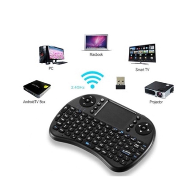 Picture of i8 Mini Wireless Keyboard with Touchpad Backlit Light