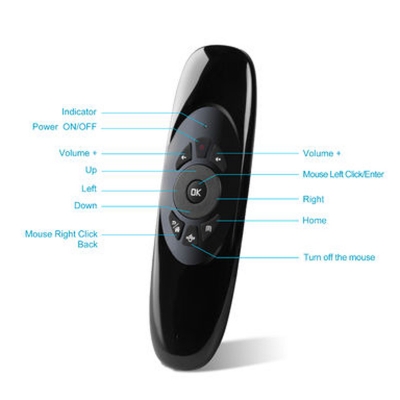 Picture of C120 Fly Air Mouse With Keyboard Rechargeable - Navigate And Type Effortlessly With Rechargeable Air Mouse