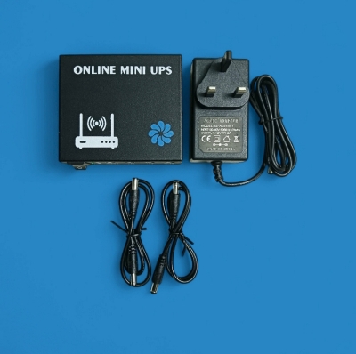 Picture of New Online Mini UPS 6000mAh Battery  Output 12V/12V/9V With 6 Month Seller Warranty