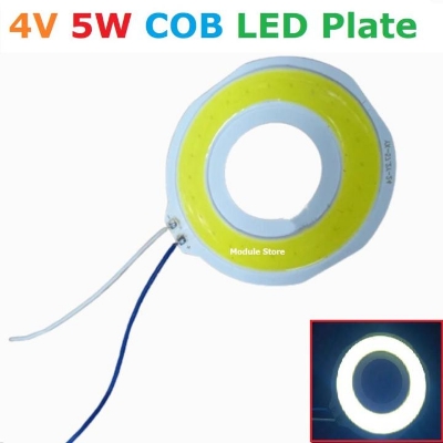 Picture of ROUND YX-57.2Y-24 WHITE Color 5W 4V Size 60mm COB SMD LED Light Chip White COB LED Light 4V COB LED Light 5W COB Light COB LED Chip 4V COB LED Chip 5W Light Bulbs