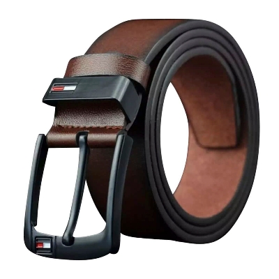 Picture of Chocolate Stylist Casual Belt For Artificial Leather new collection brown Belt For Men 2024 - Belt For Artificial Leather new collection brown Belt For Men 2024 - Chocolate