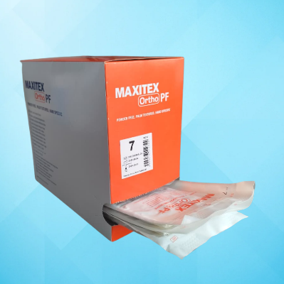 Picture of Surgical Gloves Latex Powder Free- Size 6.5- MAXITEX Ortho PF - Hand Gloves- ( Per Pair Price )