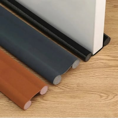 Picture of Door Bottom Sealing Strip - Gap Dust Stopper, Foam Draft Blocker, AC Air and Insect Protector - Multicolor