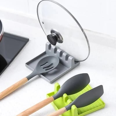 Picture of Spoon Rest Holder Utensil Organizer - Kitchen Rack - Multicolor