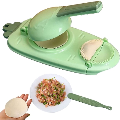 Picture of 2 in 1 Magic Cake Maker -2 in1 Dumpling Maker Diy Kit Wrapper Presser Manual Labor-Machine Kitchen Gadgets Mini Size - Multicolor