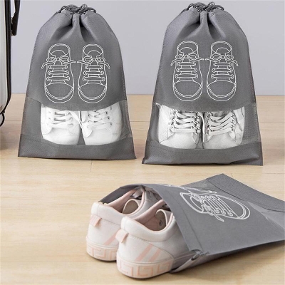 Picture of Waterproof Non Woven travel shoe bag & shoe organiser storage bag 1pcs - Multicolor