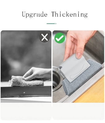 Picture of Window Groove Cleaning Brush, Window and Door Track Gap Cleaning Brush, Hand-held Quickly Clean Crevice Cleaner Tools for All Windows/Sliding Doors/Tile Lines/Shutter/Car Vents Best Rate - Multicolor