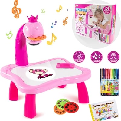Picture of Drawing Projector Table for Kids, Trace and Draw Projector Toy with Light , Child Smart Projector Sketcher Desk, Learning Projection Painting Machine for Boy & Girl 2-9 Years Old (Multicolor)
