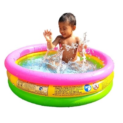 Picture of Baby Bath Tub, Baby Swimming Pool (34 X10inch) - Multicolor