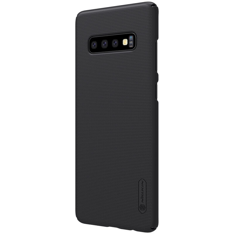 Picture of Nillkin ( Galaxy S10+ ) Super Frosted Shield Hard Case Cover for Samsung Galaxy S10 Plus Smartphone Back Cover Case  -  Black