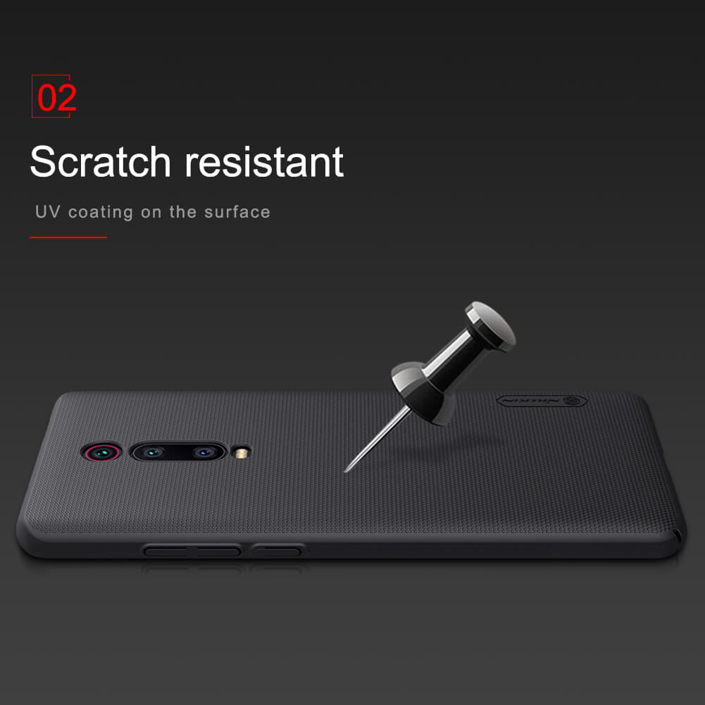 Picture of Nillkin ( K20 )for Xiaomi Redmi K20 / K20 Pro and Mi 9T Pro Hard Case - Frosted Shield PC Matte Back Cover Salient Point Design - Black