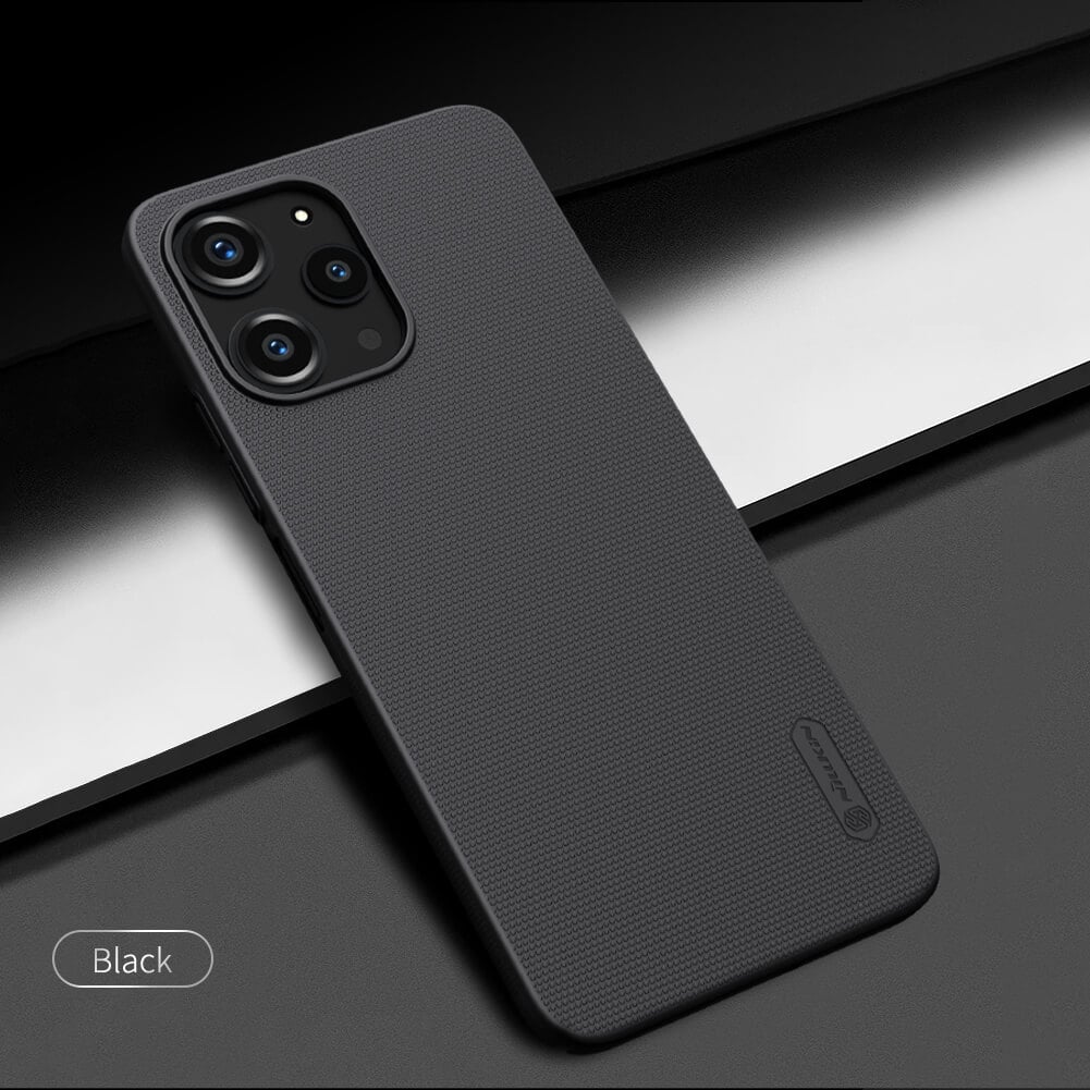 Picture of Nillkin ( Redmi 12 4G, 5G, Redmi Note 12R 5G, Xiaomi Poco M6 Pro ) Super Frosted Shield Matte cover case for Xiaomi Redmi 12 4G, 5G, Redmi Note 12R 5G, Xiaomi Poco M6 Pro - Black