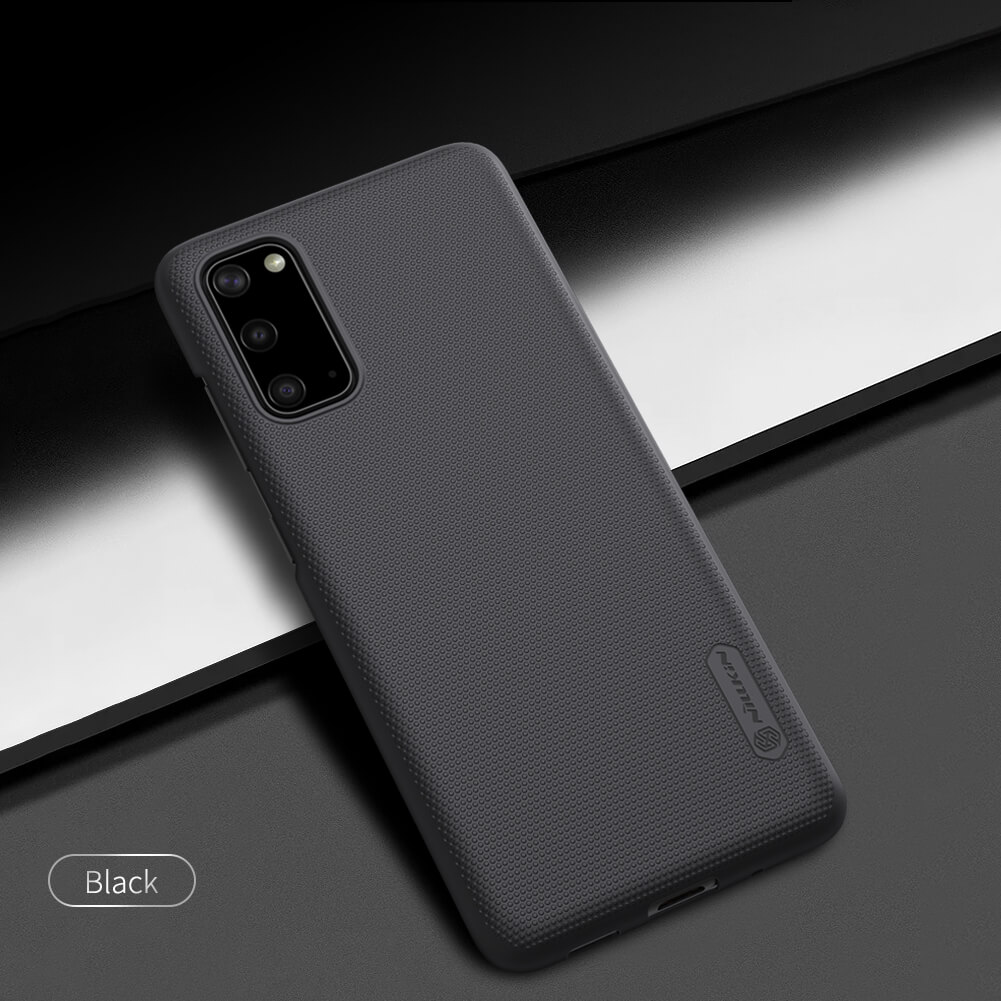 Picture of Nillkin ( Galaxy S20 / S20 5G ) Super Frosted Shield Matte cover case for Samsung Galaxy S20 / S20 5G (S20) Back Case  - Black