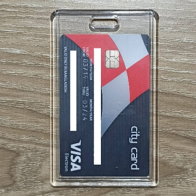 Picture of Hard Plastic Card Holder For Credit / Debit / ID Card - Qty 2 Pieces