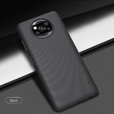 Picture of Nillkin (Poco X3 NFC) Super Frosted Shield Hard Case For Poco X3 / Poco X3 NFC / Poco X3 Pro - Elegant Black Protection for Your Device