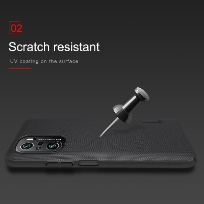 Picture of Nillkin ( Xiaomi Redmi K40 ) Super Frosted Shield Matte cover case for Xiaomi Redmi K40, K40 Pro, K40 Pro Plus (K40 Pro+), Mi11i (Mi 11i), Poco F3, Mi11X, Mi 11 X Pro - Black