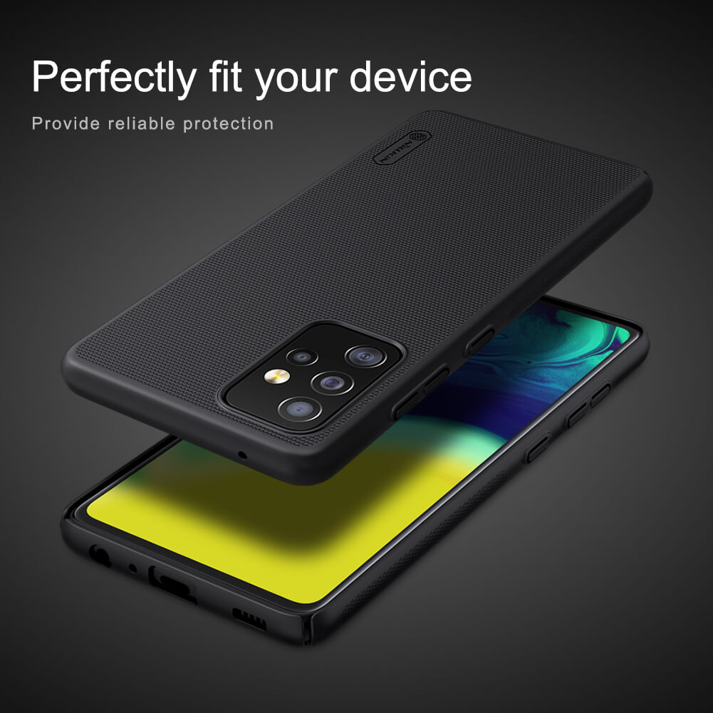 Picture of Nillkin ( Galaxy A52 4G/5G, A52S ) Frosted Shield Case Matte Black Hard Cover for Samsung Galaxy A52 Back Case - Black