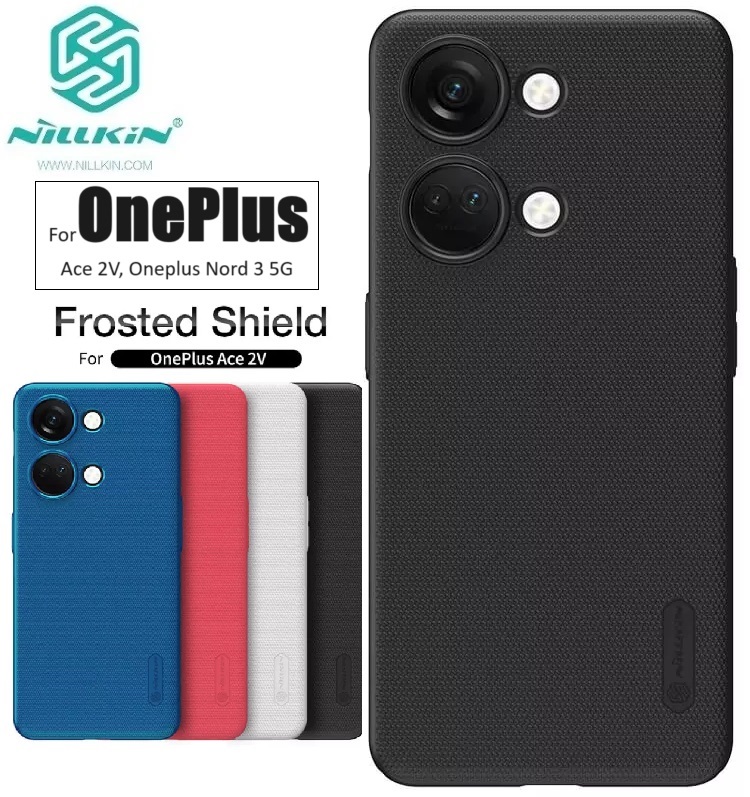 Picture of Nillkin ( OnePlus Nord 3 5G ) Super Frosted Shield Matte Back Cover Case for OnePlus Ace 2V and OnePlus Nord 3 5G - Black