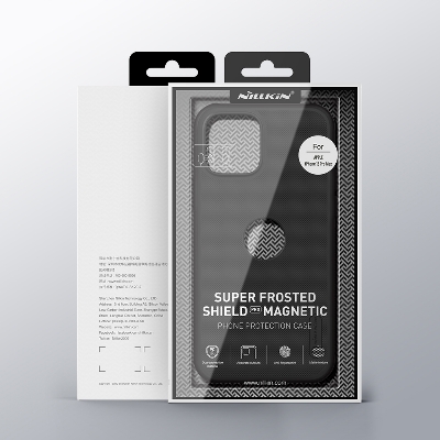 Picture of Nillkin (iPhone 12 Pro Max 6.7") Super Frosted Shield Pro Matte cover case for Apple iPhone 12 Pro Max 6.7" (with LOGO cutout) - Black