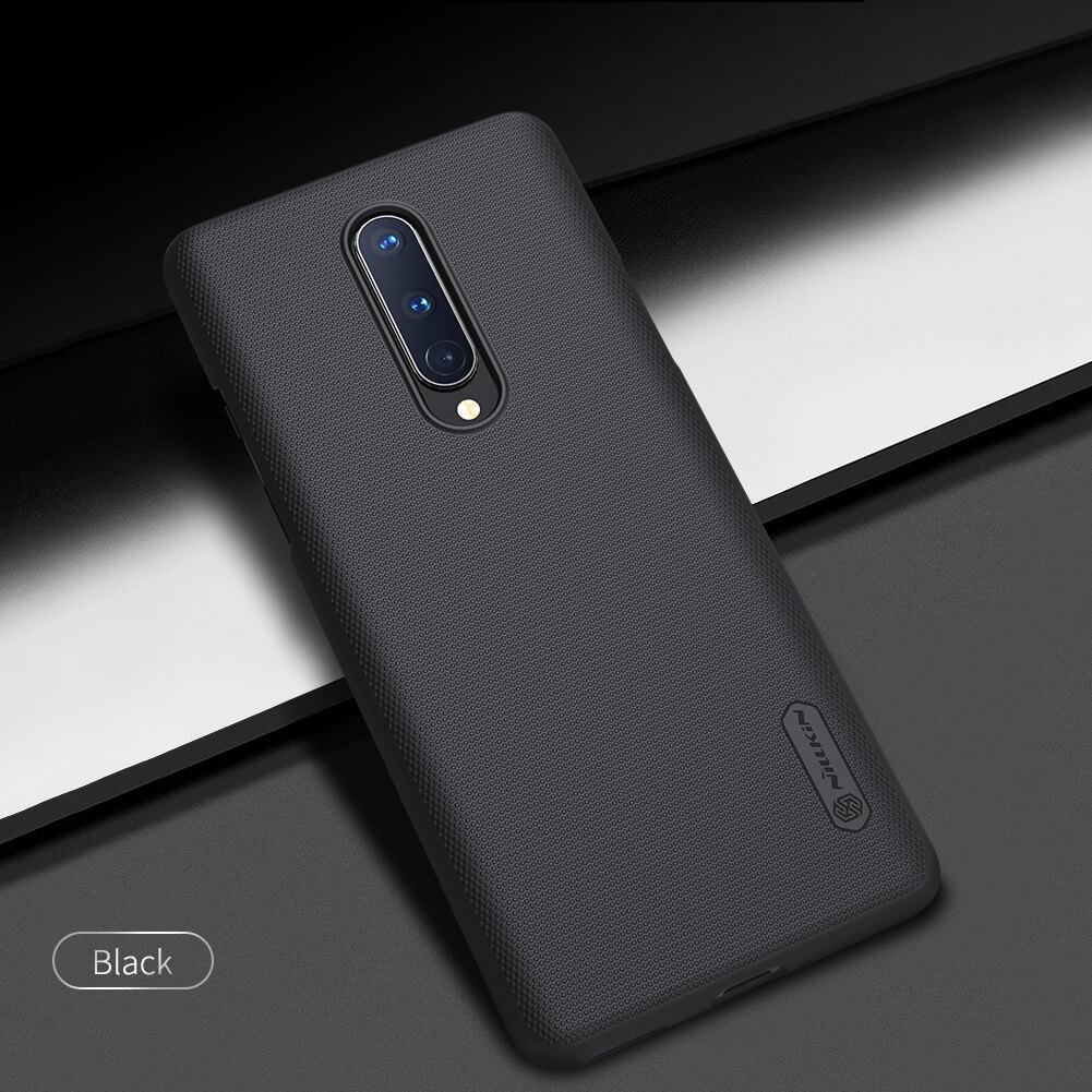 Picture of Nillkin ( 1+8 ) Super Frosted Shield Matte cover case for Oneplus 8 Smart Phone Back Cover Case - Black