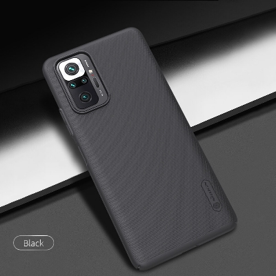 Picture of Nillkin (Redmi Note 10 Pro 4G, Redmi Note 10 Pro Max) Super Frosted Shield Matte cover case for Xiaomi Redmi Note 10 Pro 4G, Redmi Note 10 Pro Max - Black