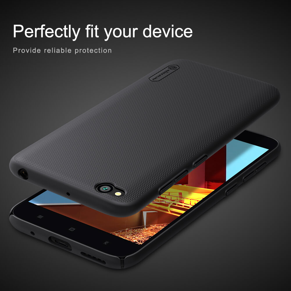 Picture of Nillkin ( Redmi Go ) Super Frosted Shield Matte cover case for Xiaomi Redmi Go Smart Phone Case Cover - Black